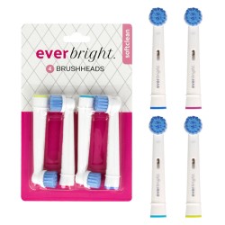 Everbright SoftClean opzetborstels - 4 stuks