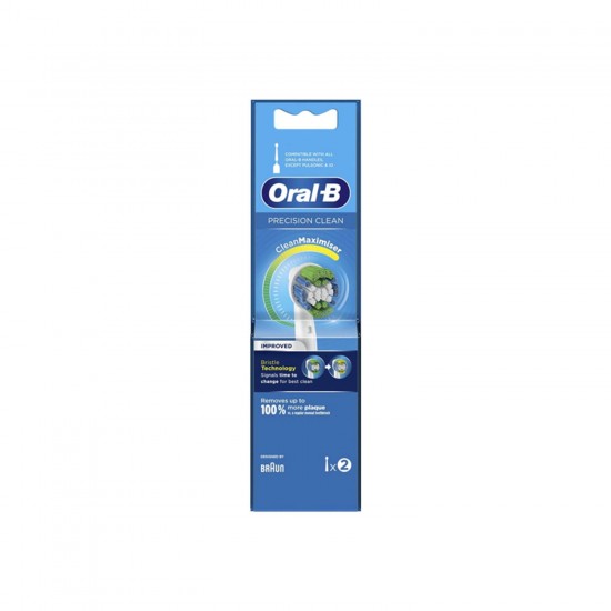 Oral-B Precision Clean - Met CleanMaximiser-technologie - Opzetborstels - 2 Stuks
