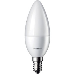 PHILIPS - LED Lamp - CorePro Candle 827 B35 FR - E14 Fitting - 4W - Warm Wit 2700K Vervangt 25W